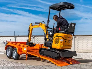 Force szállító pótkocsi, Force árokásókhoz, Komondor FPK-2000 (36)