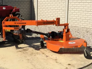 Fűnyíró 100 cm-es, japán kistraktorokhoz, kihajtható, Komondor SFNY-100K (10)