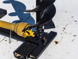 Gödörfúró, kardántengellyel, japán kistraktorokhoz (5)