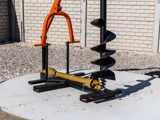 Gödörfúró, kardántengellyel, japán kistraktorokhoz (8)