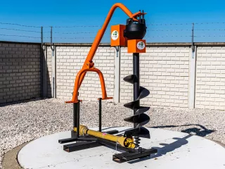 Gödörfúró, kardántengellyel, japán kistraktorokhoz (9)