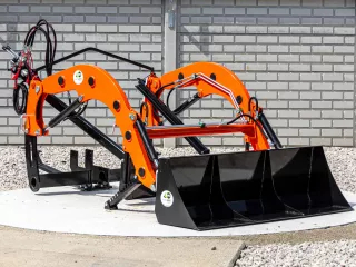 Homlokrakodó Kubota A-15 típusú japán kistraktorokhoz, Komondor PHR-A-15 (0)