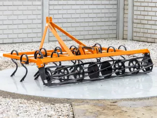 Kombinátor 180 cm-es, japán kistraktorokhoz, rugóskapákkal és rögtörővel, Komondor SKO-180 (4)