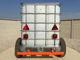 Öntöző pótkocsi japán kistraktorokhoz, Komondor SOP-1000 (3)