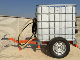 Öntöző pótkocsi japán kistraktorokhoz, Komondor SOP-1000 (5)