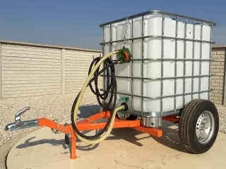 Öntöző pótkocsi japán kistraktorokhoz, Komondor SOP-1000 (6)