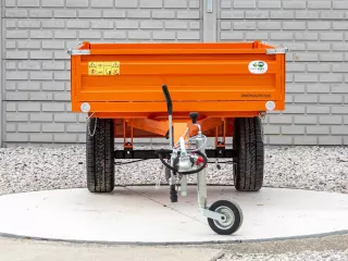 Pótkocsi, ráfutófékkel, 3 irányba billenthető, japán kistraktorokhoz, Komondor SPK-1500/RF (7)