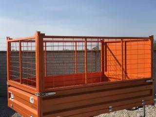 Rácsos oldalfal magasító készlet Komondor SPK pótkocsikhoz (2)