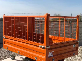 Rácsos oldalfal magasító készlet Komondor SPK pótkocsikhoz (4)