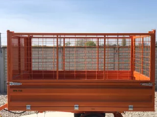 Rácsos oldalfal magasító készlet Komondor SPK pótkocsikhoz (5)