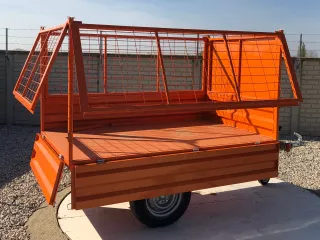 Rácsos oldalfal magasító készlet Komondor SPK pótkocsikhoz (9)