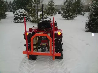 Raklapvilla, bálatüskével, kistraktorhoz, Komondor RVBT-300 (0)