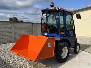 Szállító láda 130 cm-es, hidraulikus billentéssel, japán kistraktorokhoz, Komondor SZL-130/H (4)