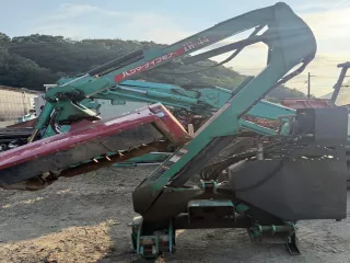 Szárzúzó 90 cm-es, hidraulikus oldalmozgatással és dőlésszögállítással, japán kistraktorokhoz, Sanyo - ZH44 - 1004 (1)